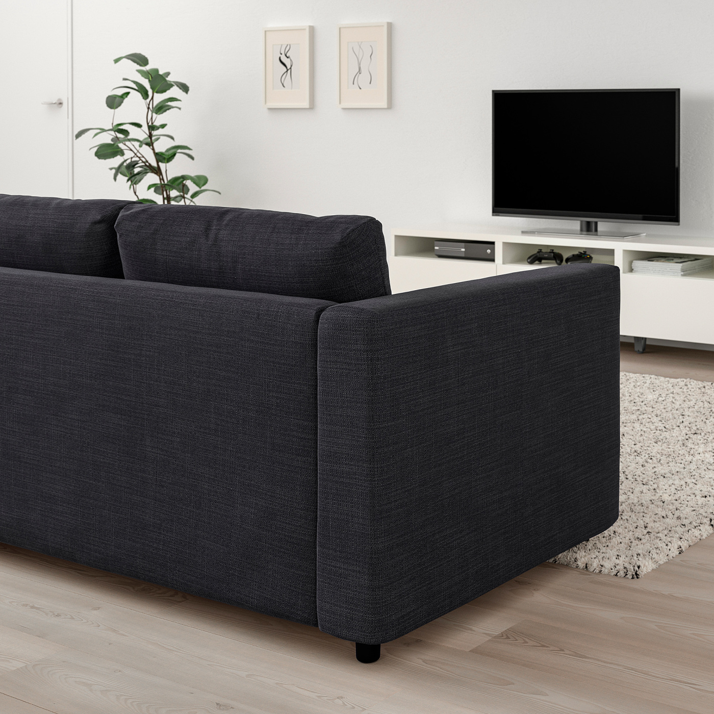 VIMLE 3-seat sofa Hillared anthracite - IKEA