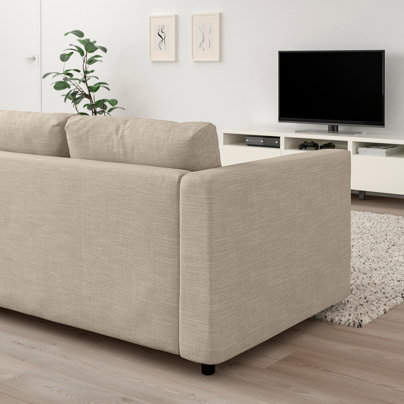 VIMLE 3-seat sofa Hillared beige - IKEA