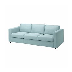 VIMLE 3-seat sofa Saxemara light blue - IKEA