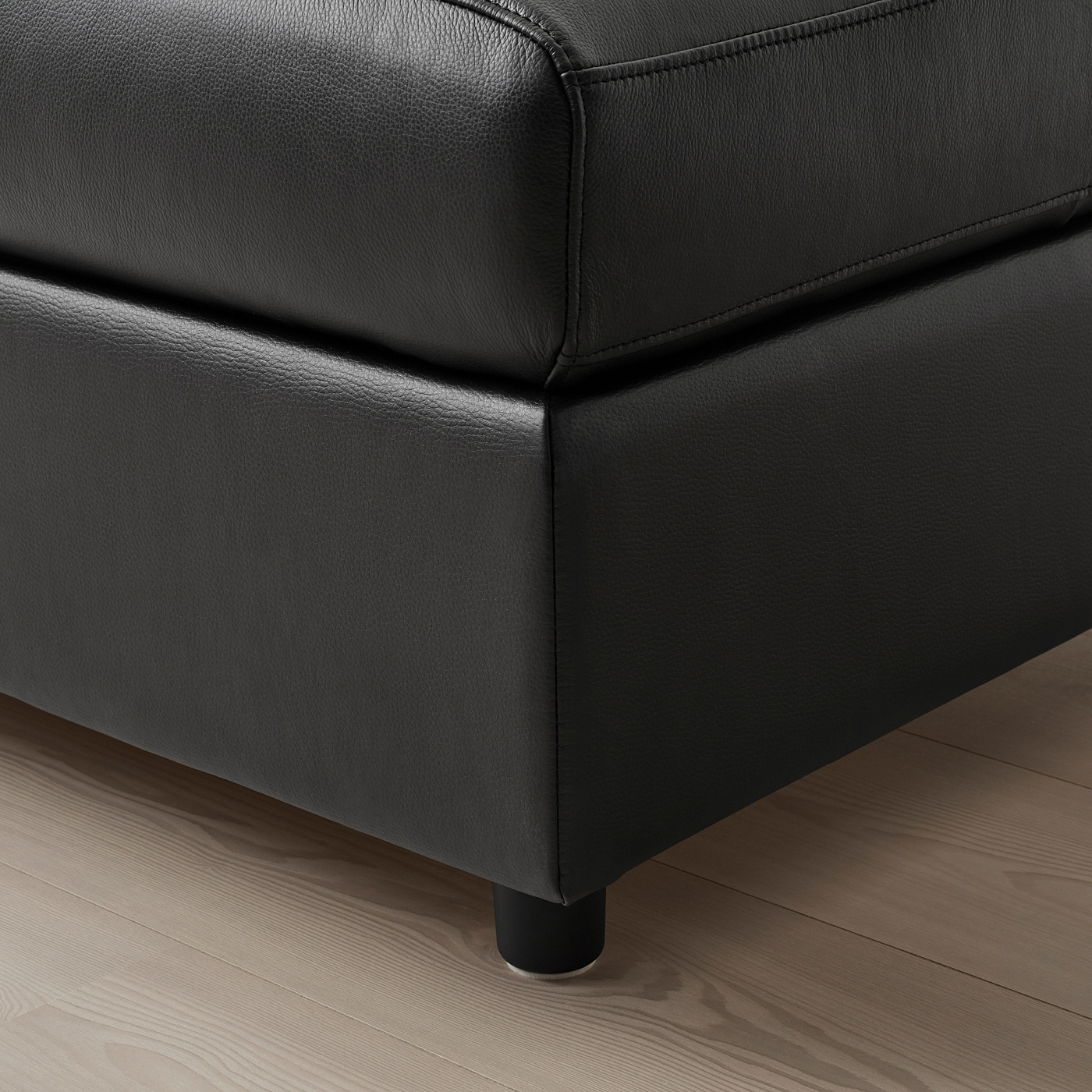 IKEA VIMLE ブラックオットマン　美品 VIMLE 3-seat sofa with chaise longue with headrest/Grann/Bomstad