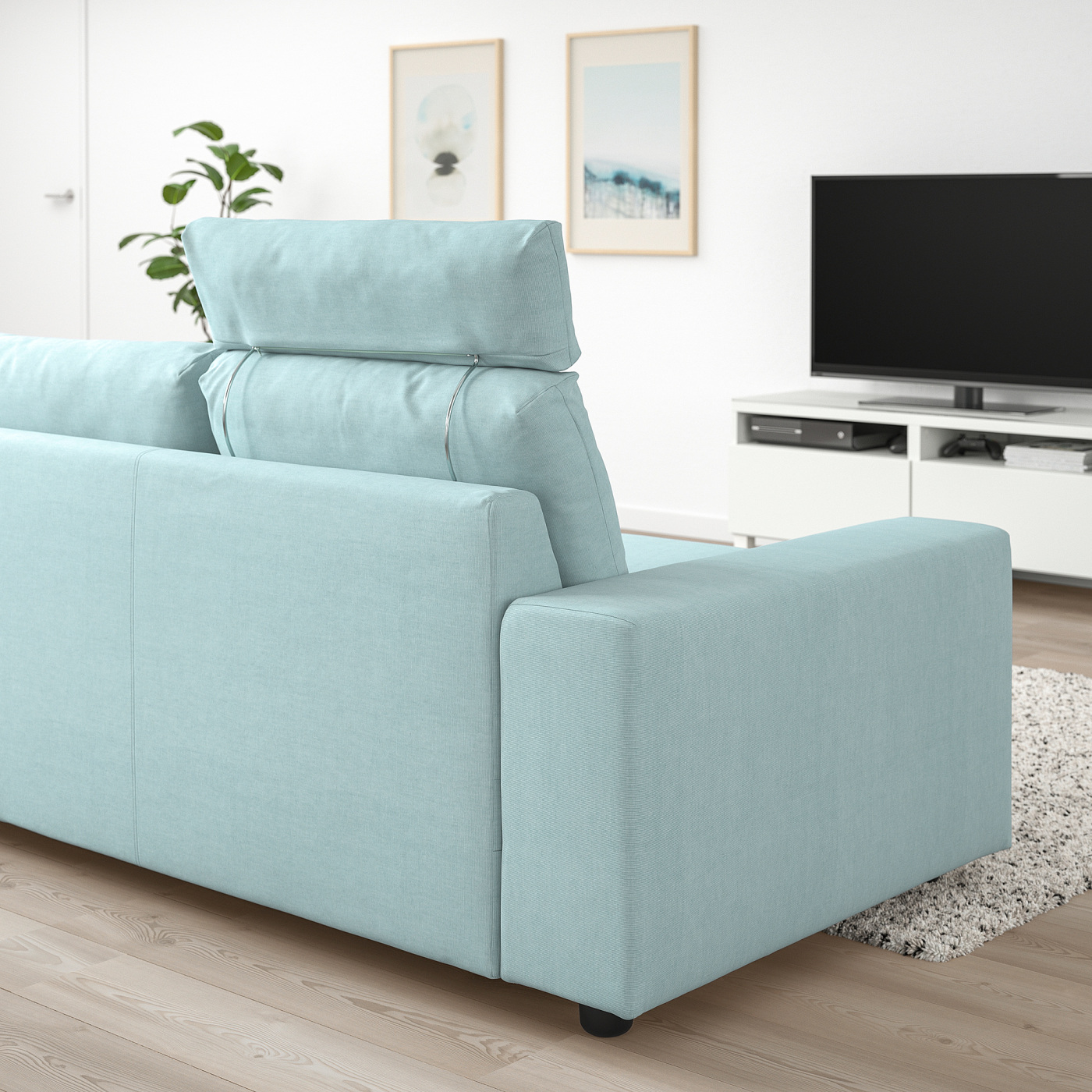 家具 Ikea vimle VIMLE 3-seat sofa with open end/Grann/Bomstad black - IKEA
