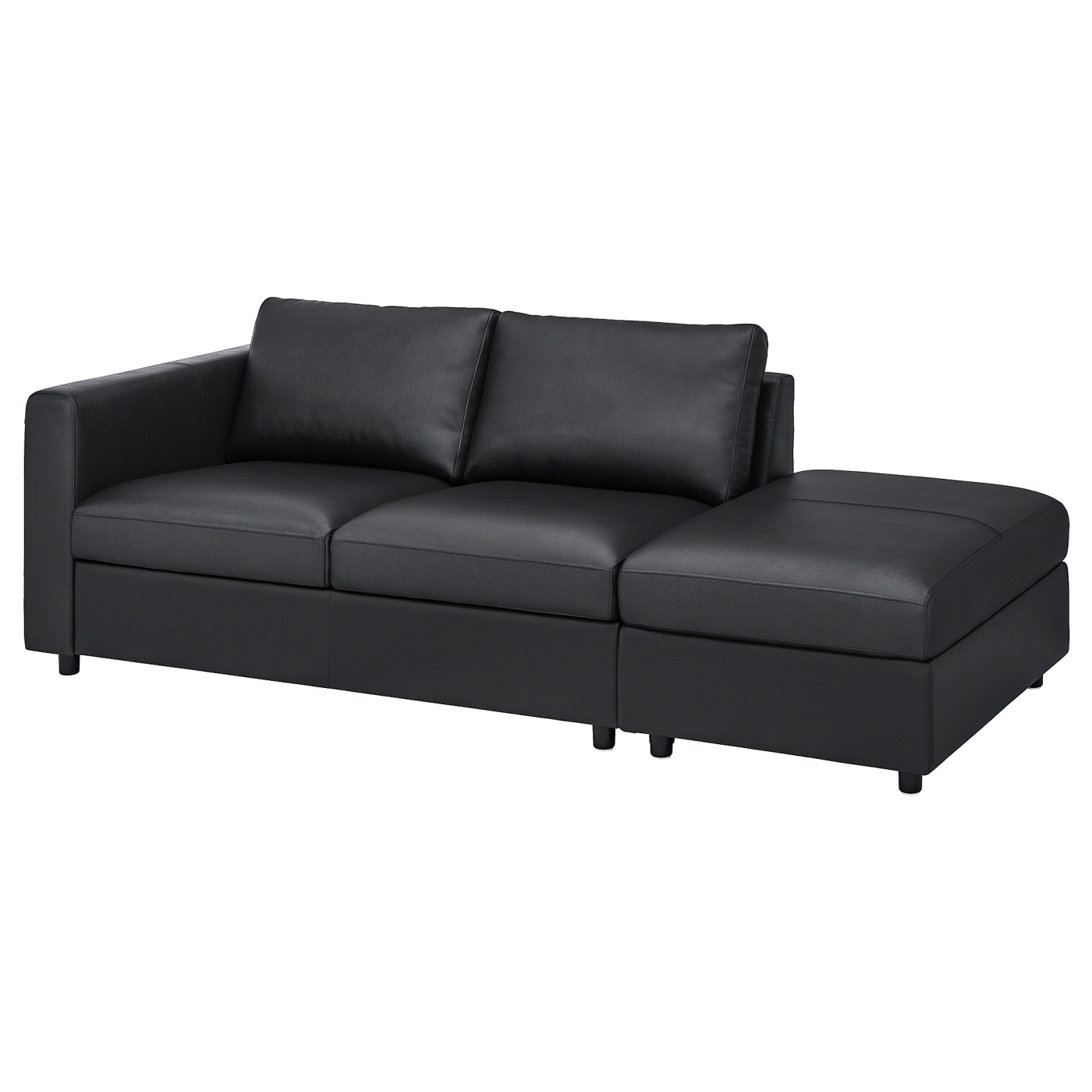 家具 Ikea vimle VIMLE 3-seat sofa with open end/Grann/Bomstad black - IKEA