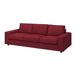 VIMLE 3-seat sofa with wide armrests/Hillared anthracite - IKEA
