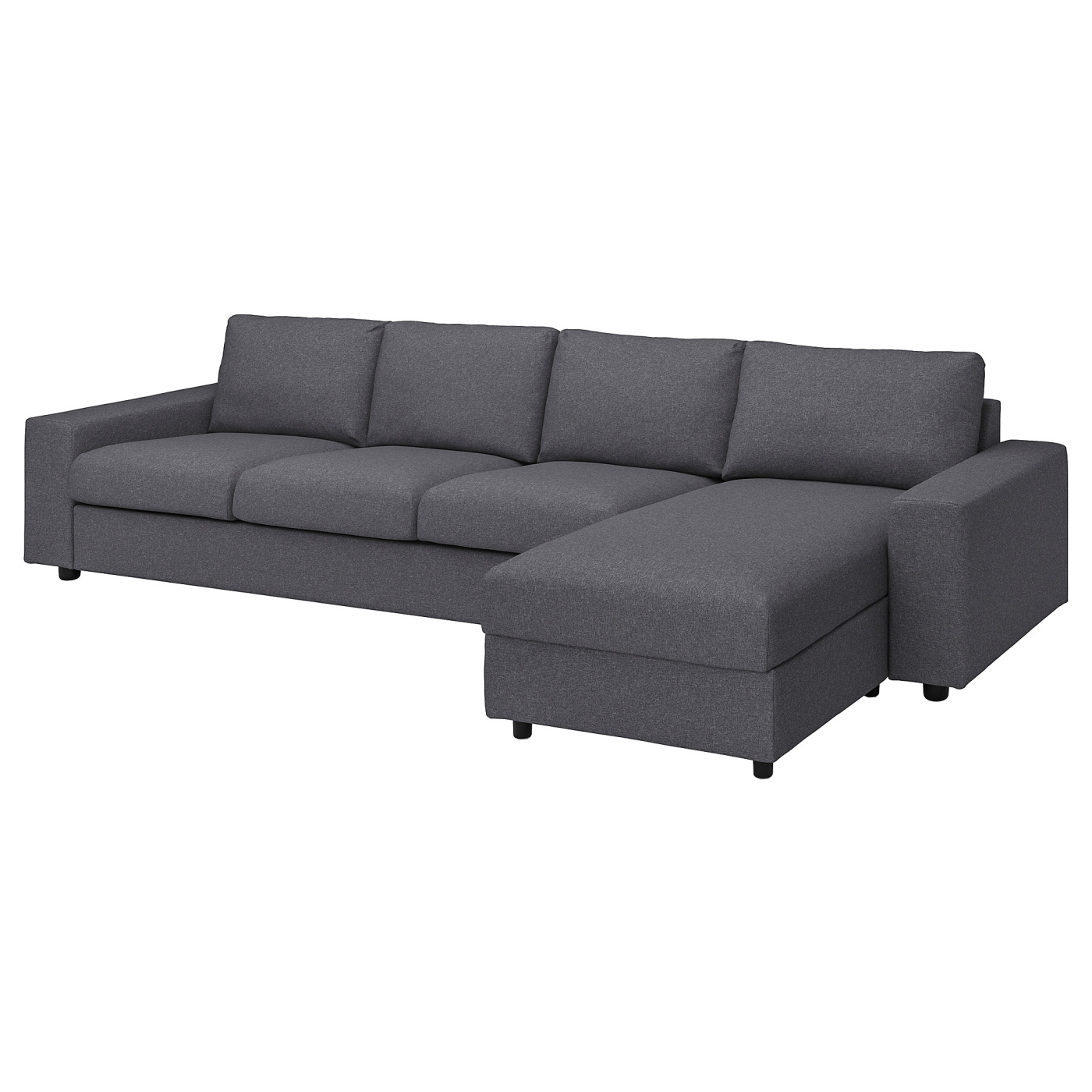 ヴィムレ　VIMLE VIMLE 4-seat sofa with chaise longue with wide armrests/Gunnared