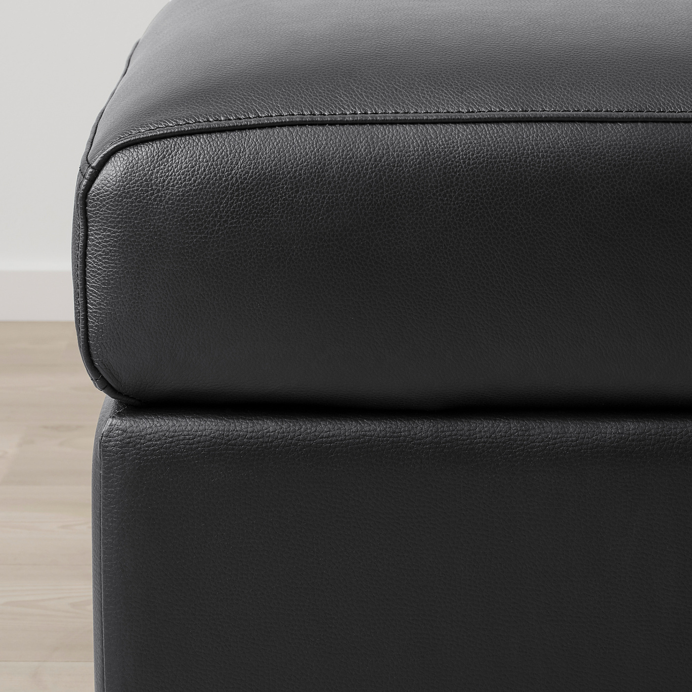 VIMLE footstool with storage Grann/Bomstad black - IKEA