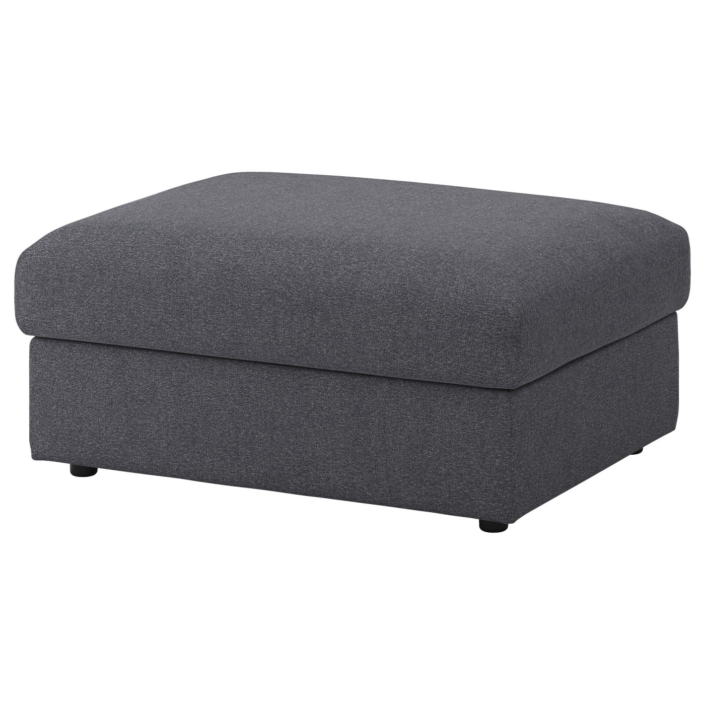 VIMLE footstool with storage Gunnared medium grey - IKEA