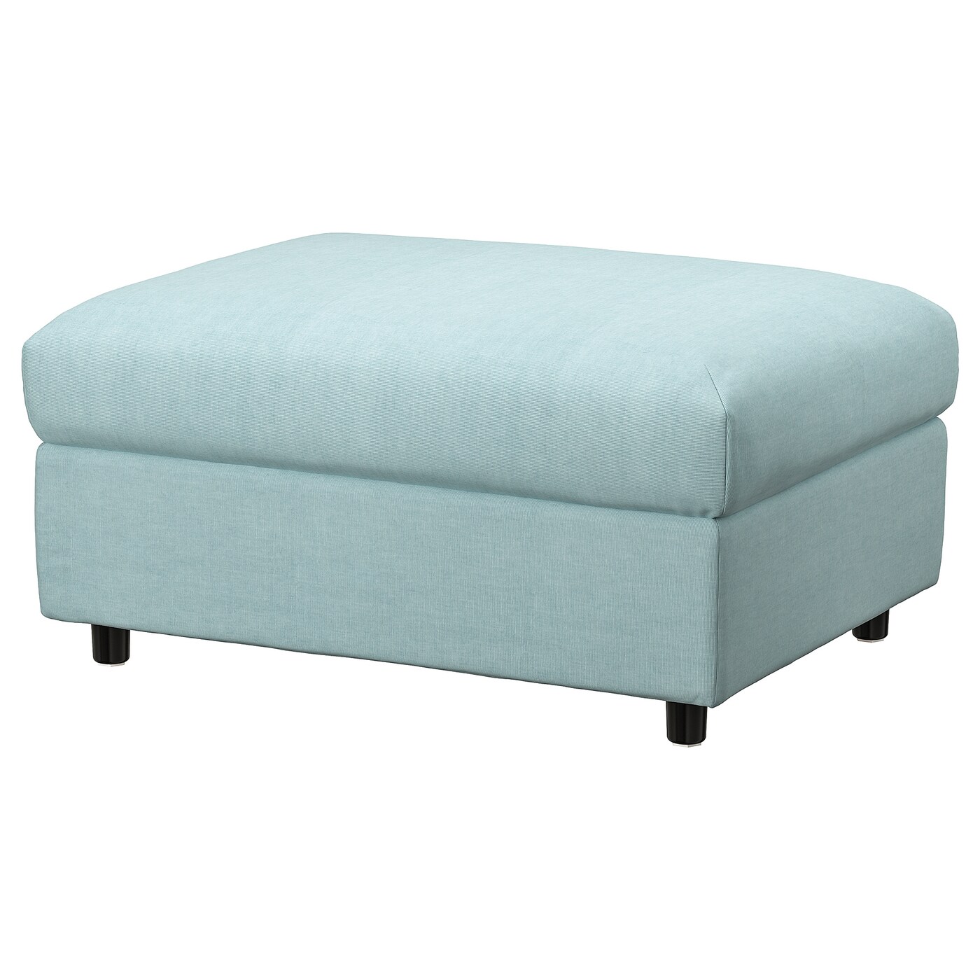 VIMLE footstool with storage Saxemara light blue IKEA
