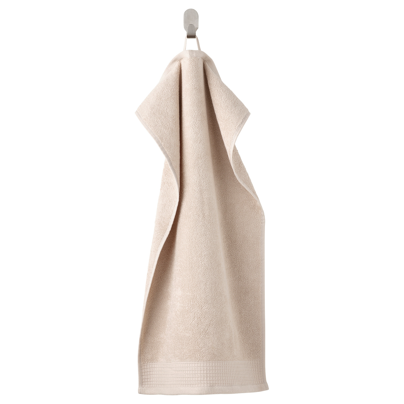 VINARN hand towel light grey/beige - IKEA