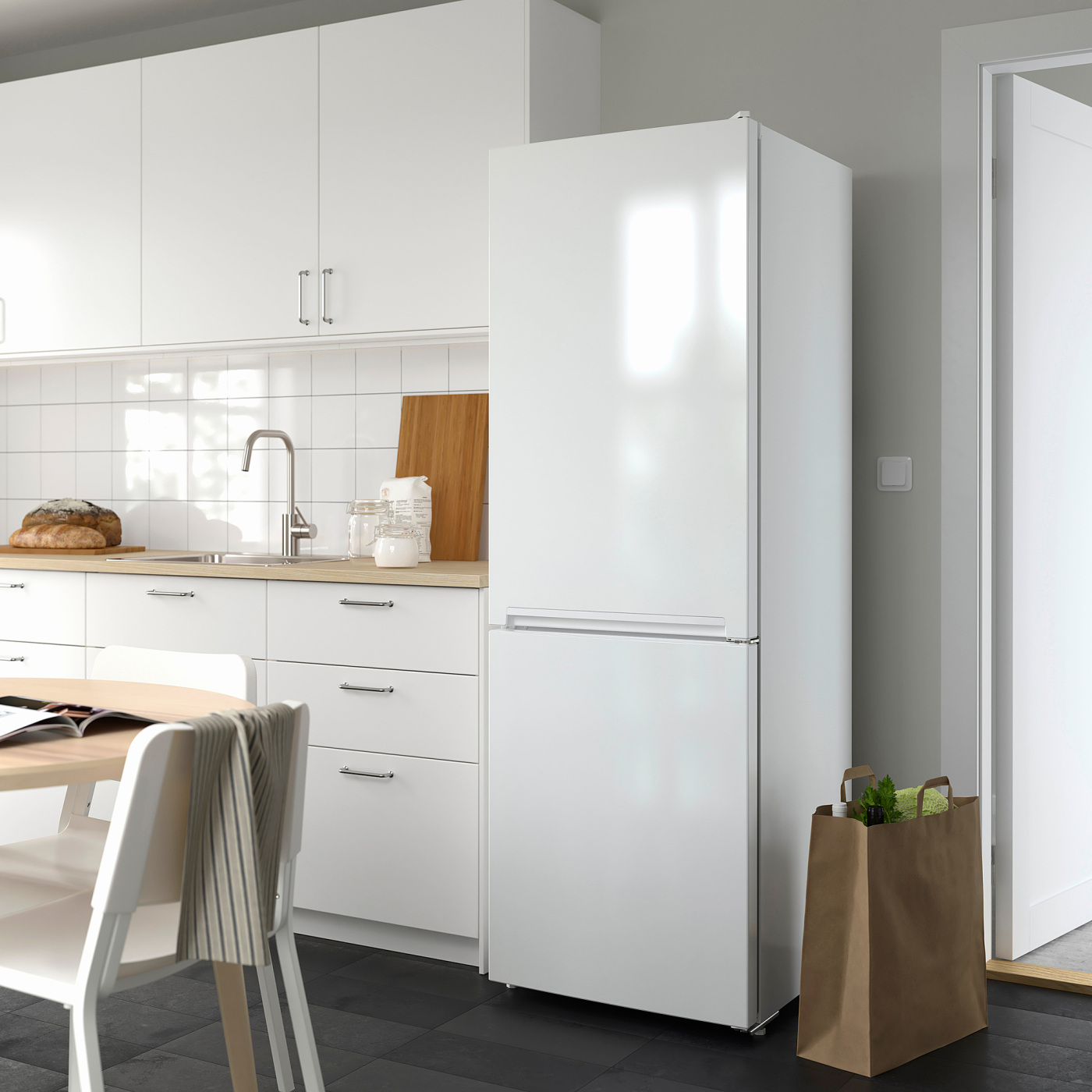 VINDÅS fridge/freezer IKEA 300 freestanding/white - IKEA
