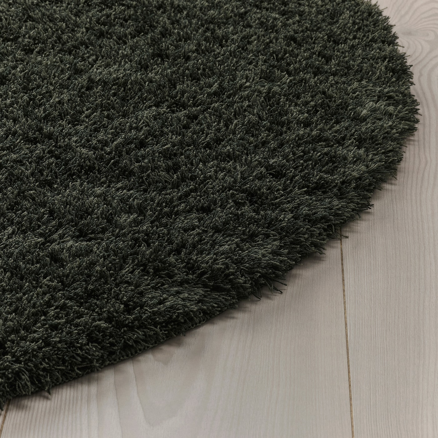 VINDEBÄK rug, high pile dark green - IKEA
