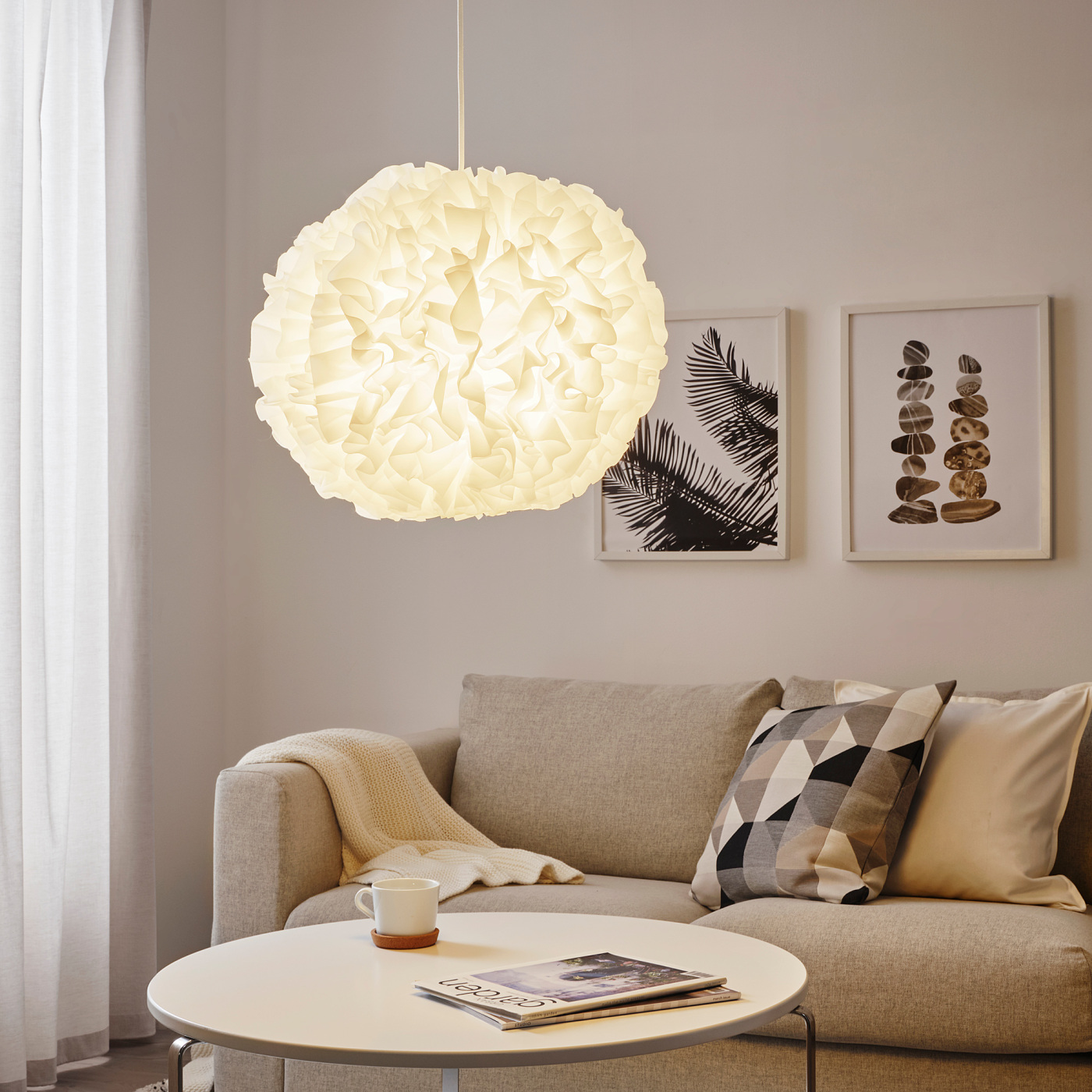 VINDKAST pendant lamp white - IKEA