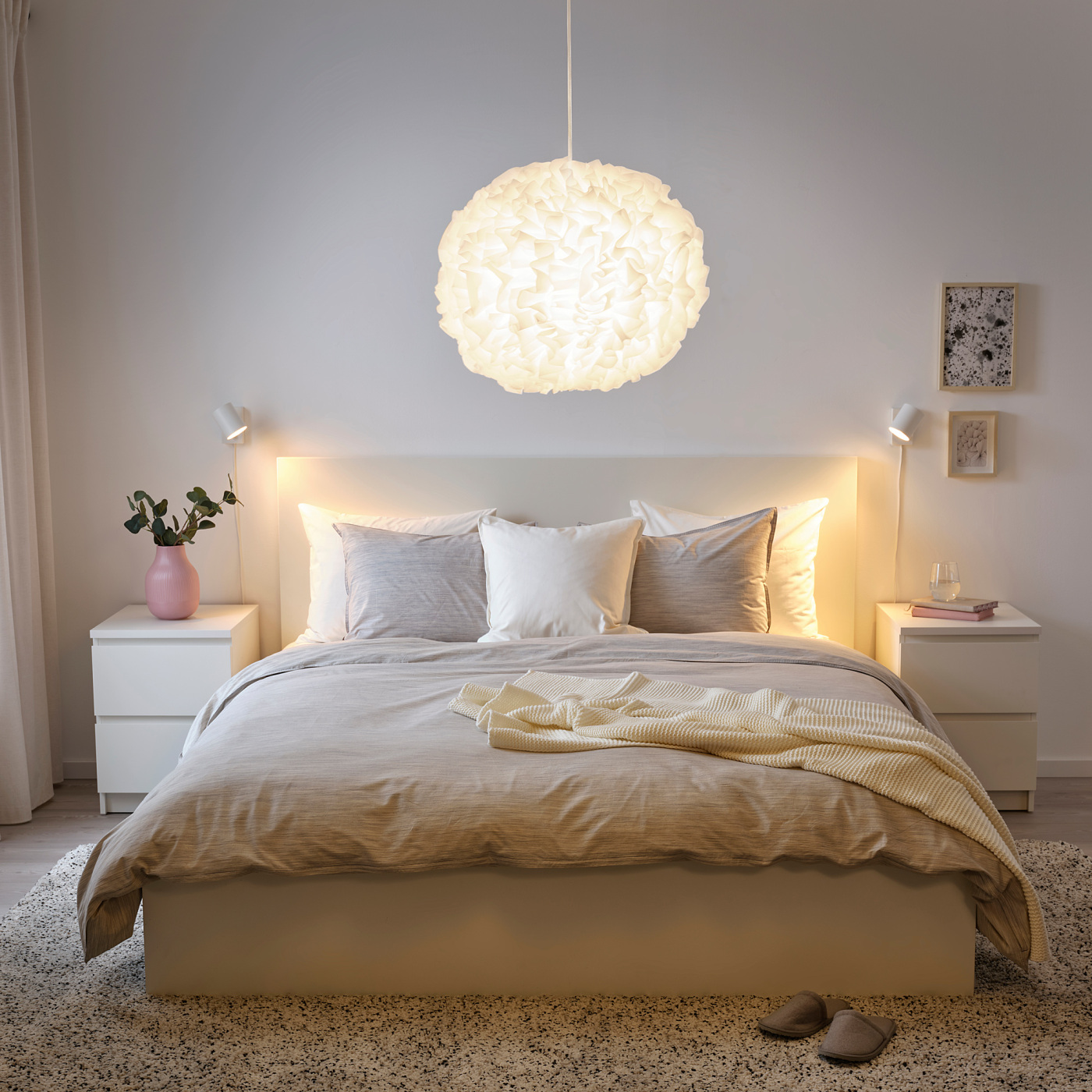 VINDKAST pendant lamp white - IKEA