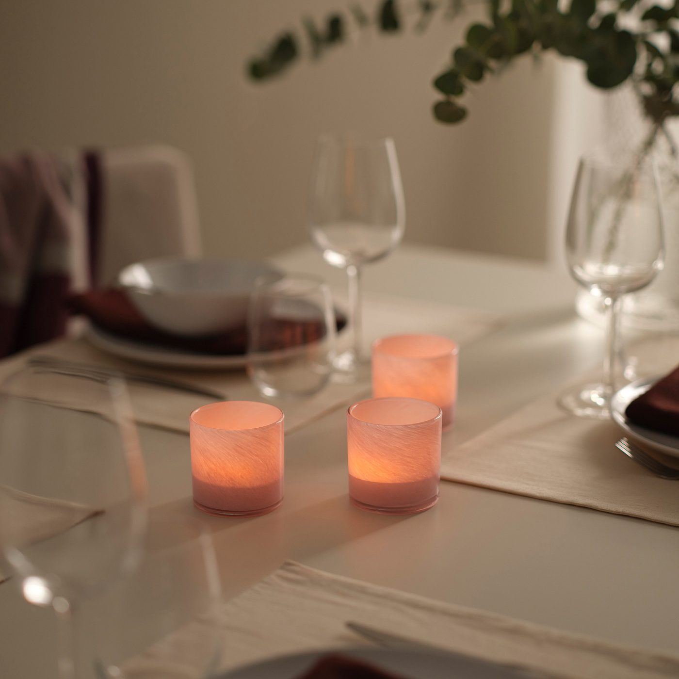 VINDSTILLA tealight holder pink - IKEA