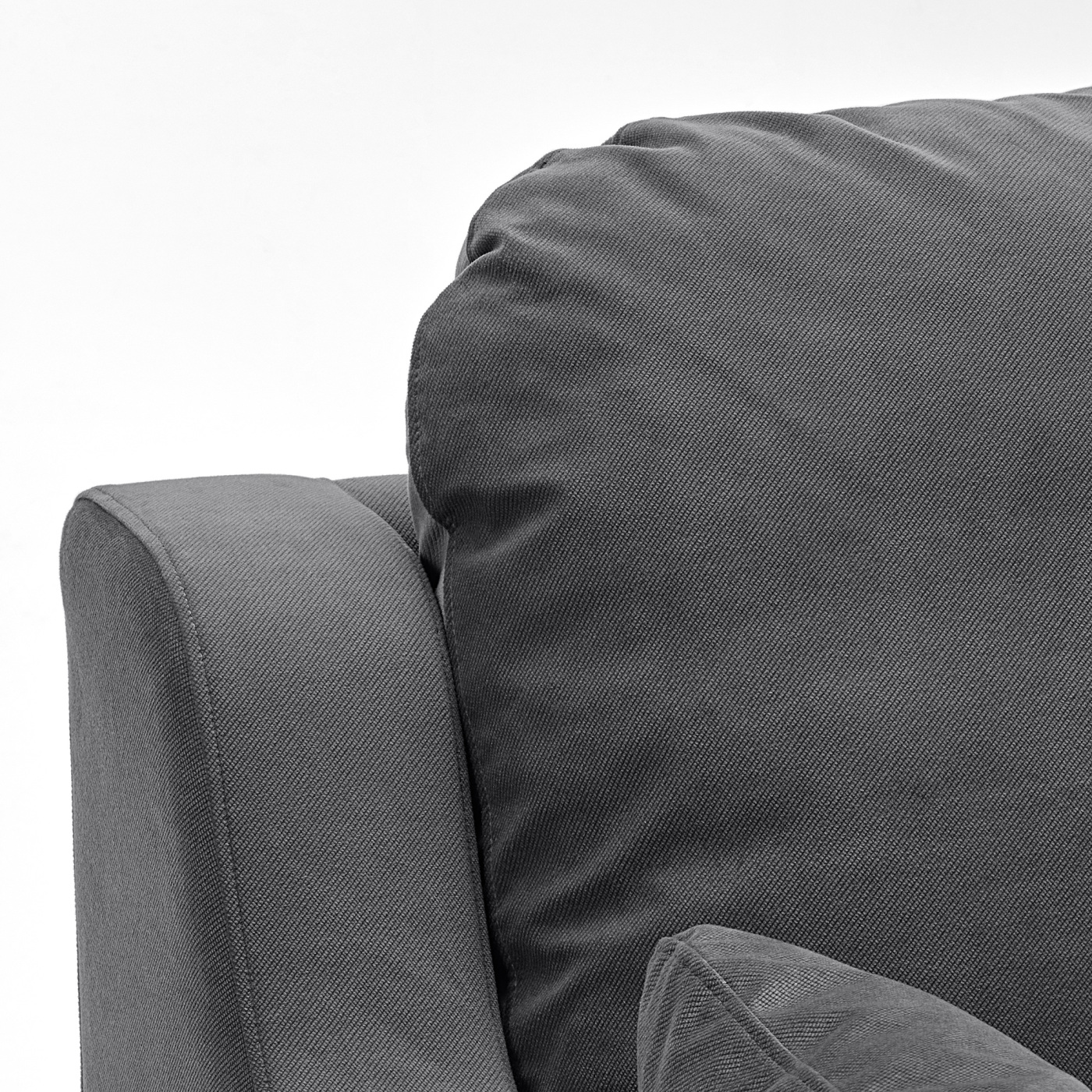 VINLIDEN 3-seat sofa Hakebo dark grey - IKEA