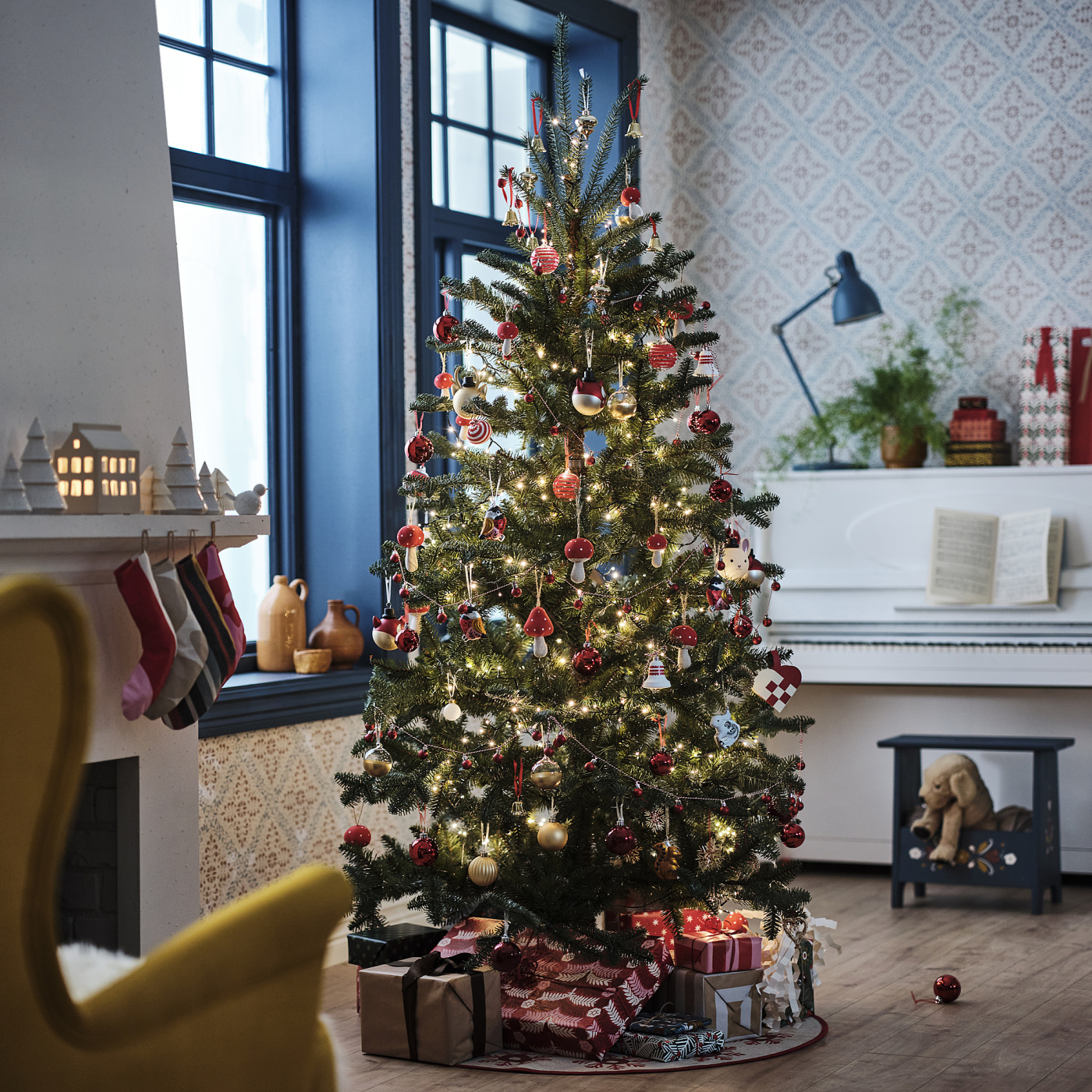 VINTERFINT artificial Christmas tree in/outdoor green - IKEA