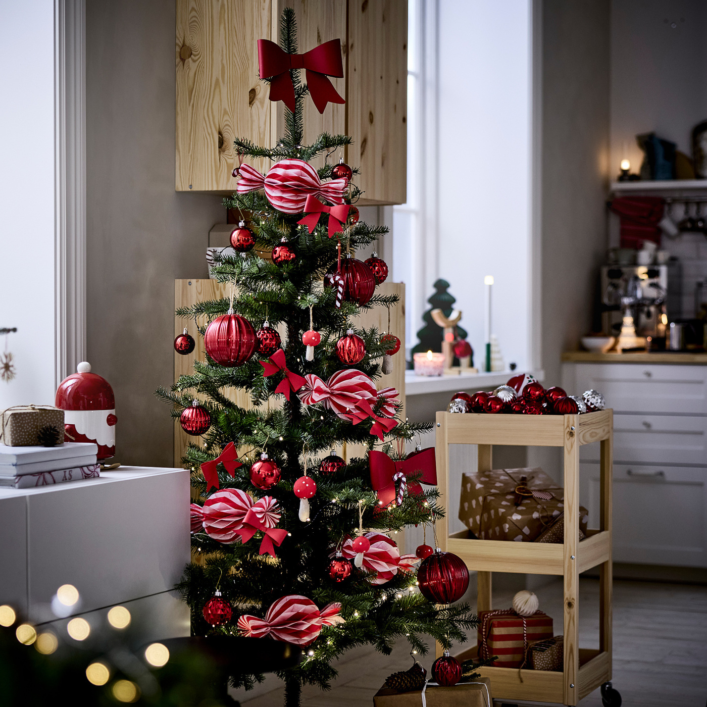 VINTERFINT artificial Christmas tree in/outdoor green - IKEA