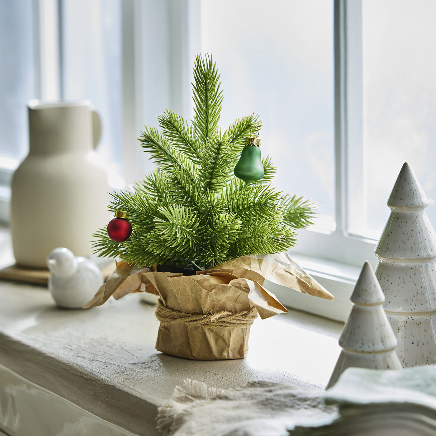 VINTERFINT artificial potted plant in/outdoor Christmas tree/green