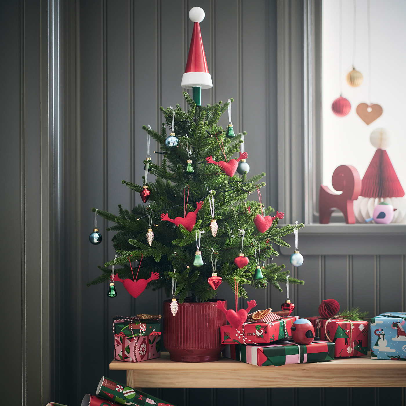 VINTERFINT artificial potted plant in/outdoor/Christmas tree green