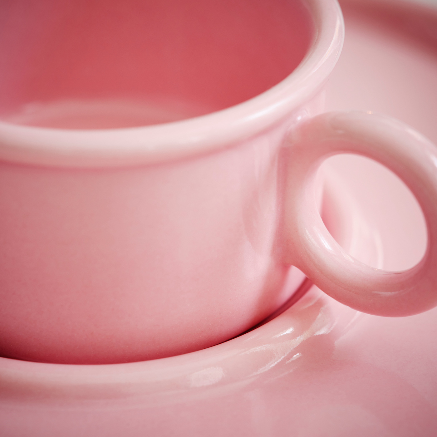  PINK ROTUS、WATERLIRY ２種のカップ&皿 VINTERFINT cup with saucer pink - IKEA