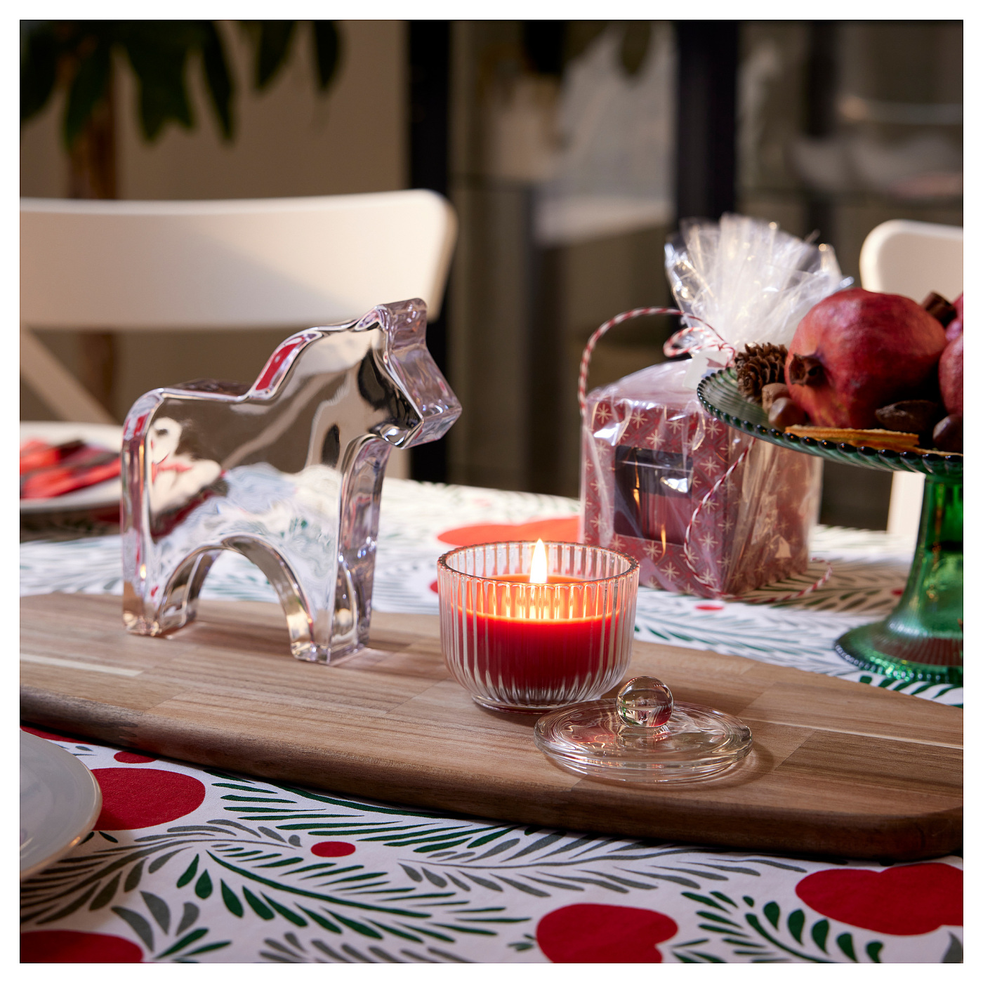 VINTERFINT decoration, horse clear glass - IKEA