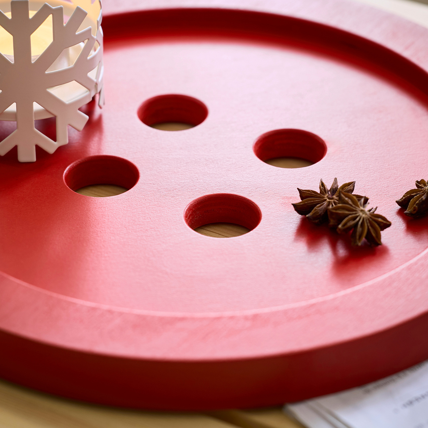 VINTERFINT tray button red - IKEA