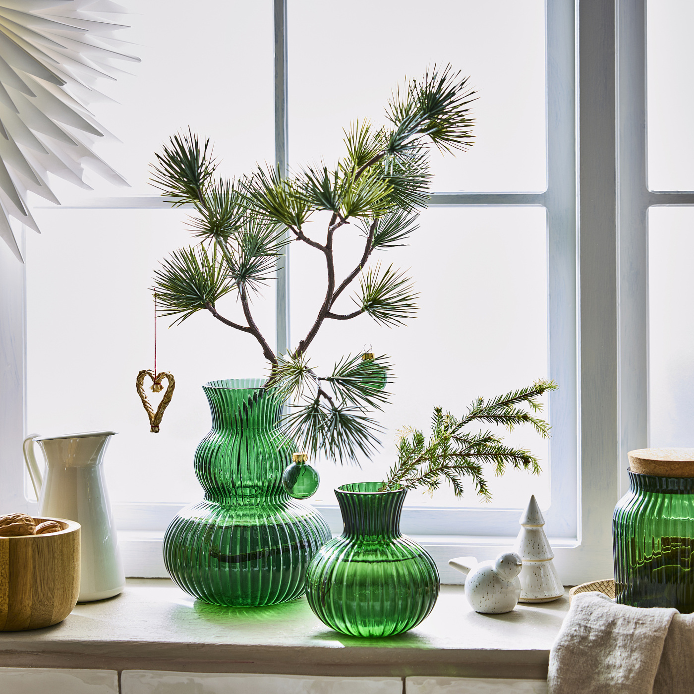 VINTERFINT vase green - IKEA