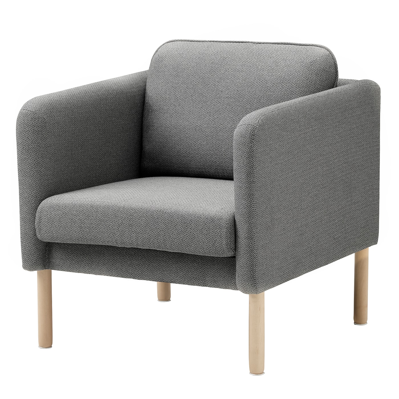 IKEA VISKABACKA グレー 椅子 VISKABACKA armchair Skartofta black/light grey - IKEA