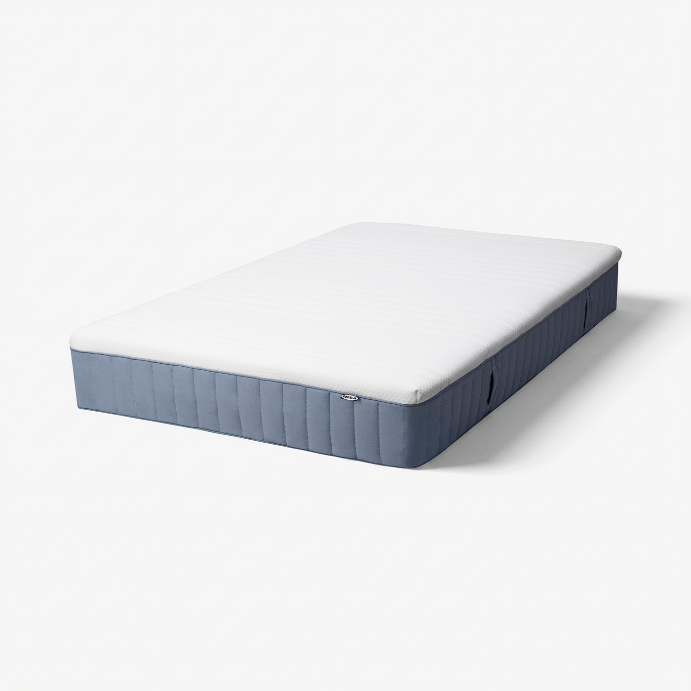 IKEAマットレス VITMÅSEN pocket sprung mattress with latex extra firm/light blue