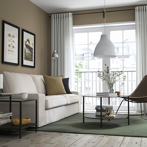 VINDUM rug, high pile white - IKEA