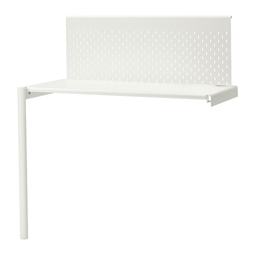 BEKANT desk with screen white/grey - IKEA