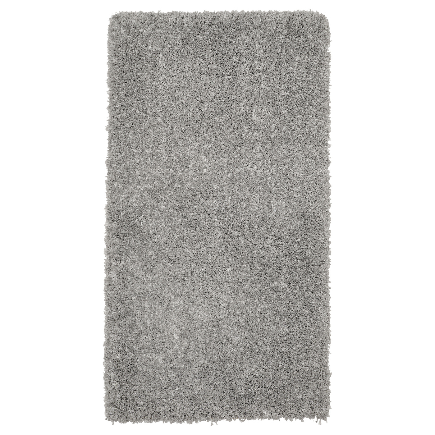VOLLERSLEV rug, high pile light grey - IKEA