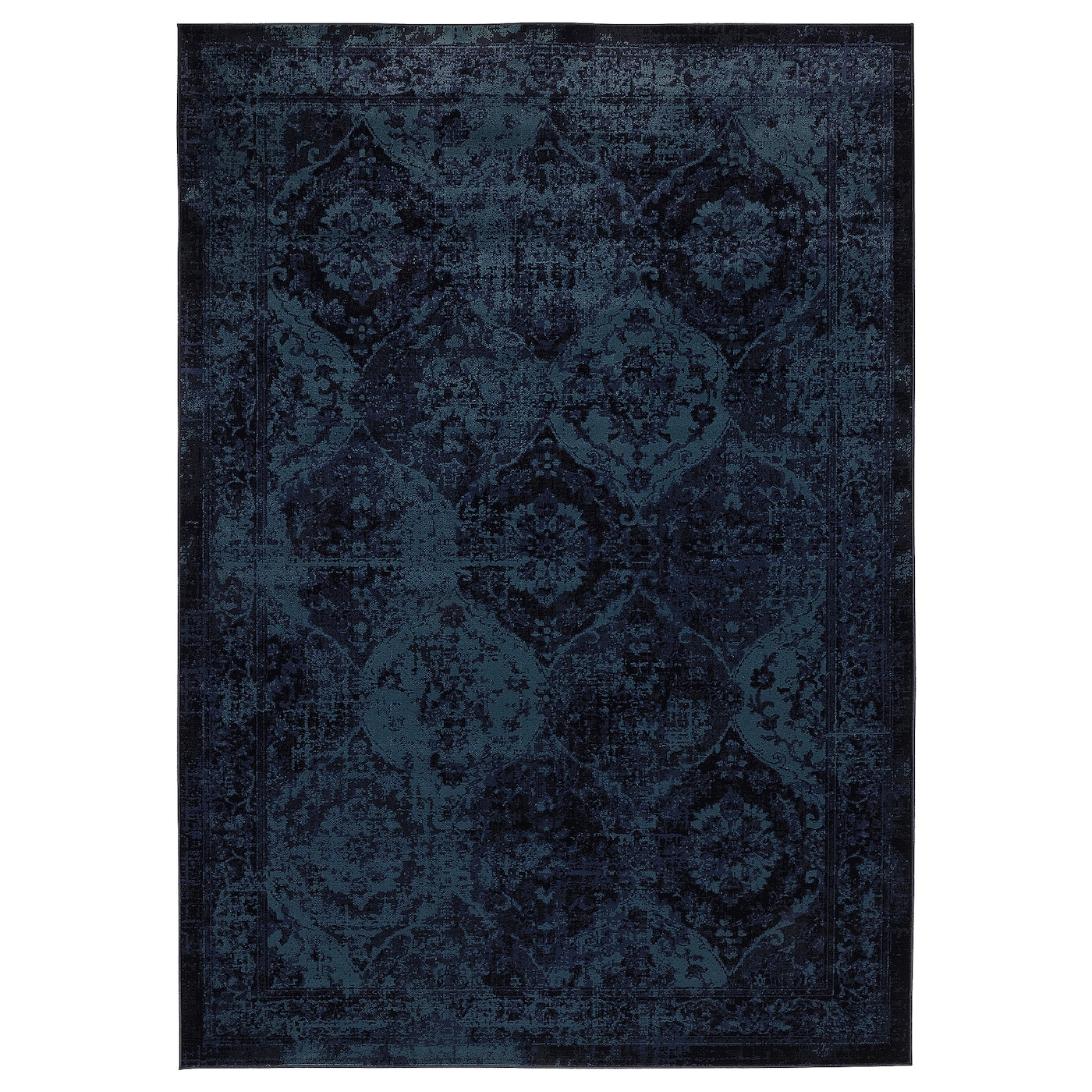 VONSBÄK ヴォンスベク  *1個 VONSBÄK rug, low pile dark blue - IKEA