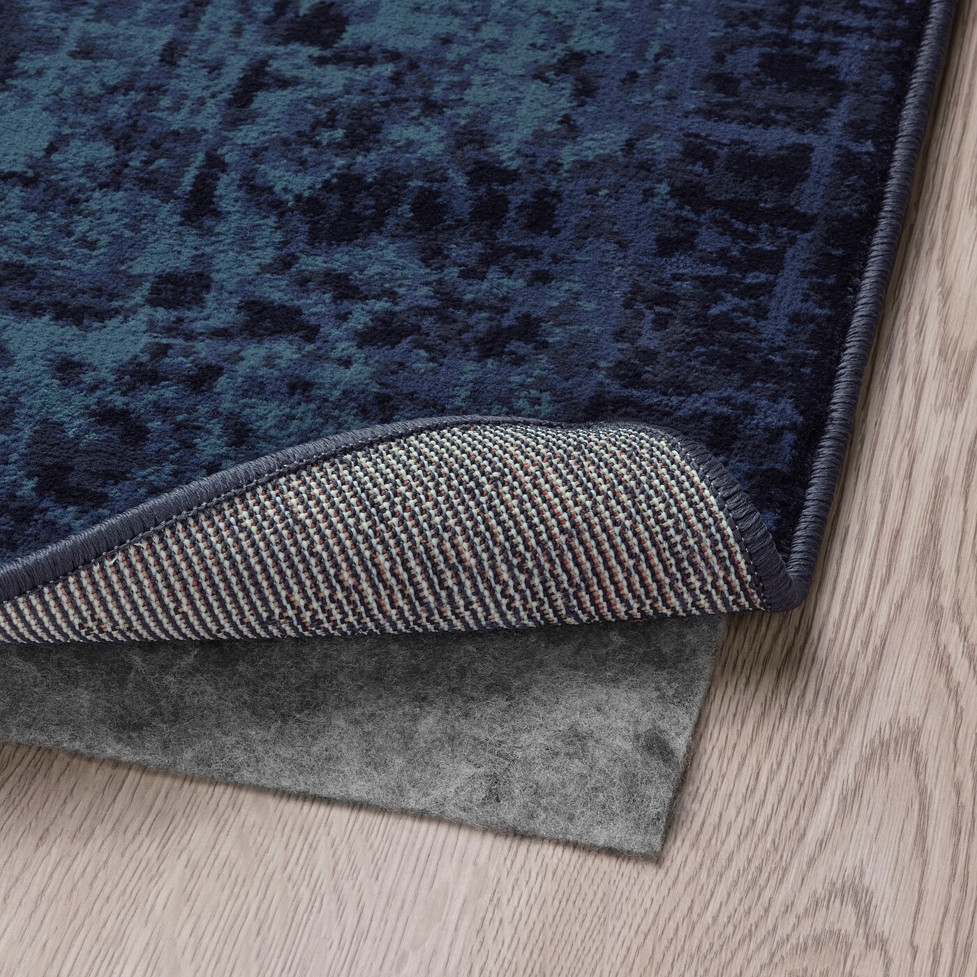 VONSBÄK rug, low pile dark blue - IKEA