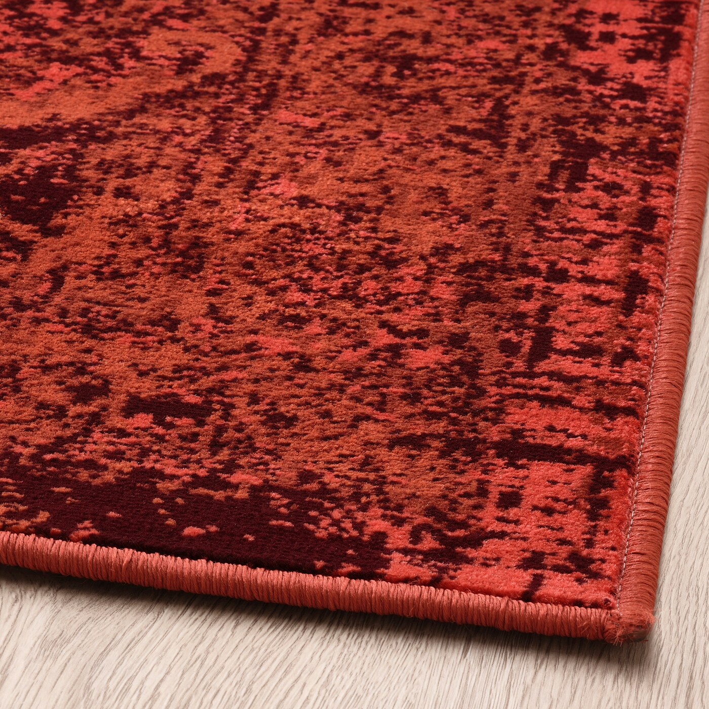 VONSBÄK rug, low pile red - IKEA