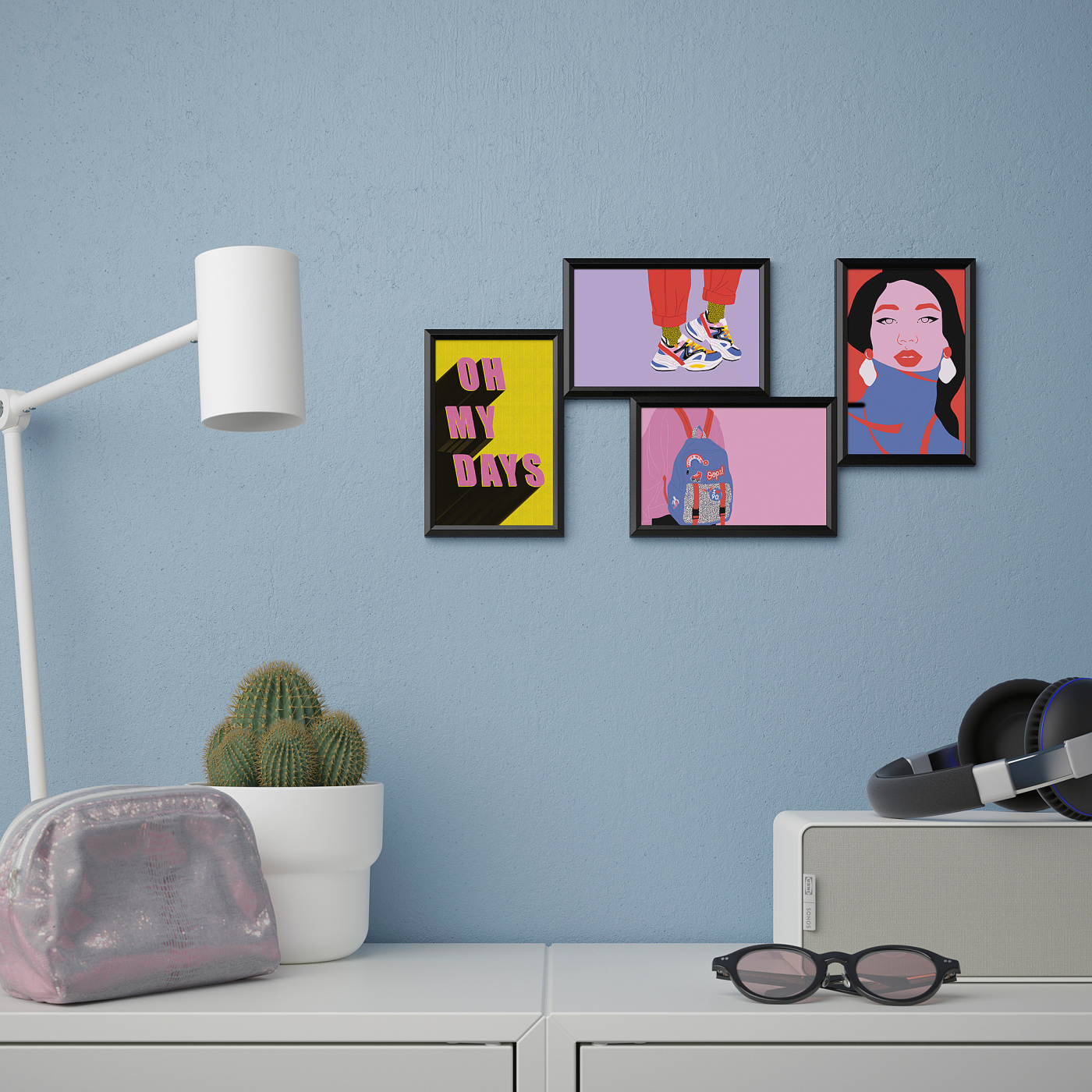 YLLEVAD art card oh my days - IKEA