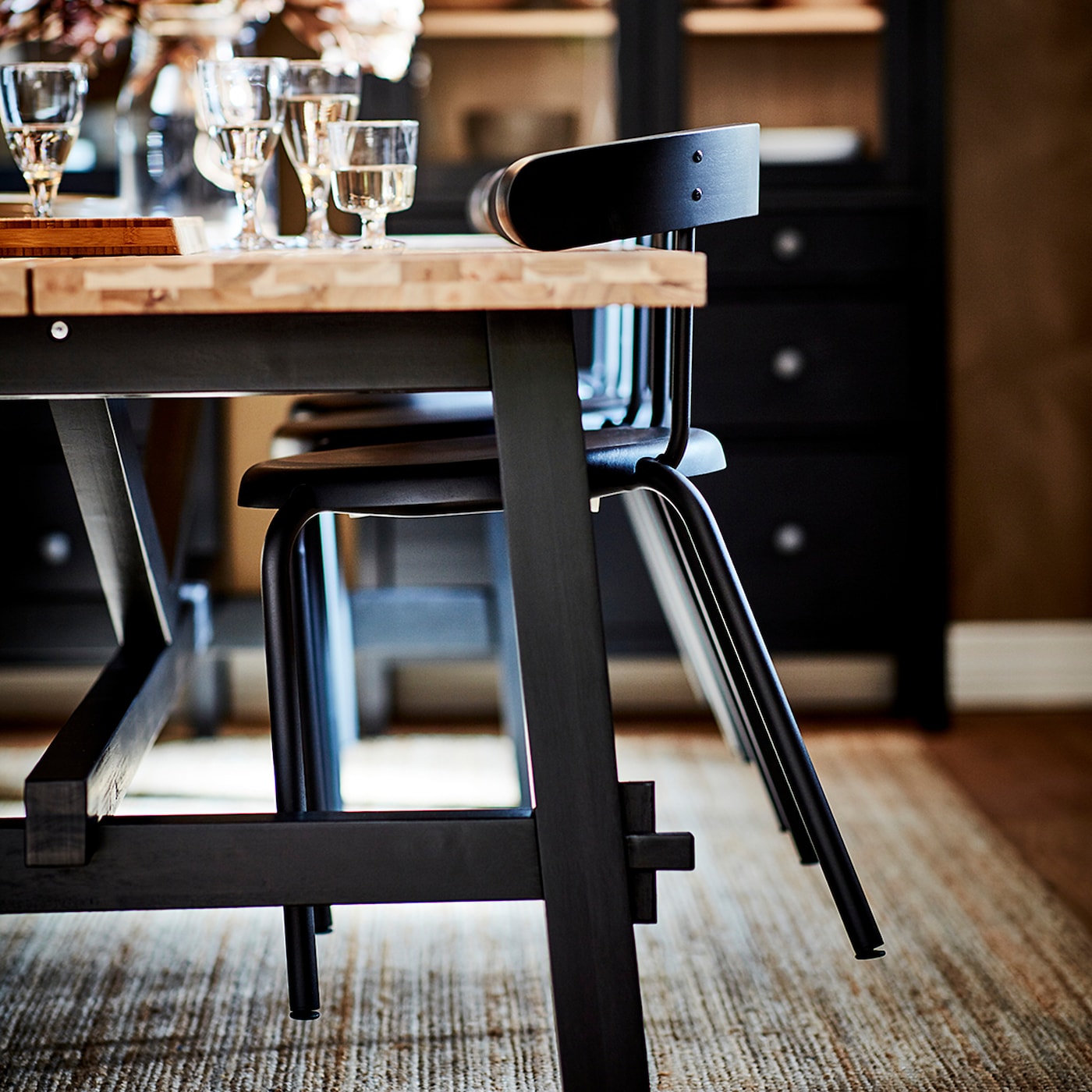 YNGVAR chair anthracite - IKEA