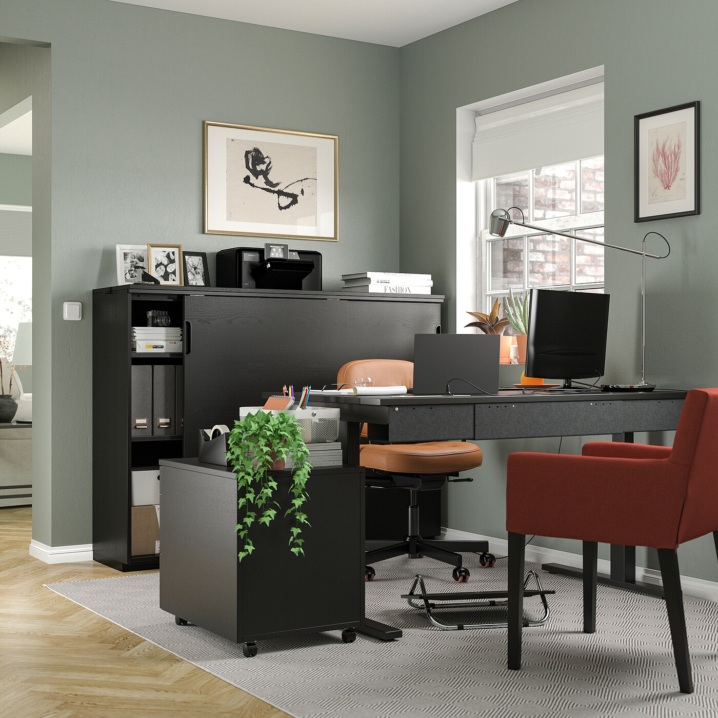 ALEFJÄLL 阿勒夫耶办公椅哥兰金棕色- IKEA ALEFJÄLL 阿勒夫耶办公椅哥兰金棕色- IKEA