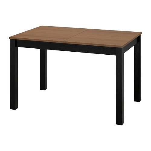 EKEDALEN extendable table dark brown - IKEA