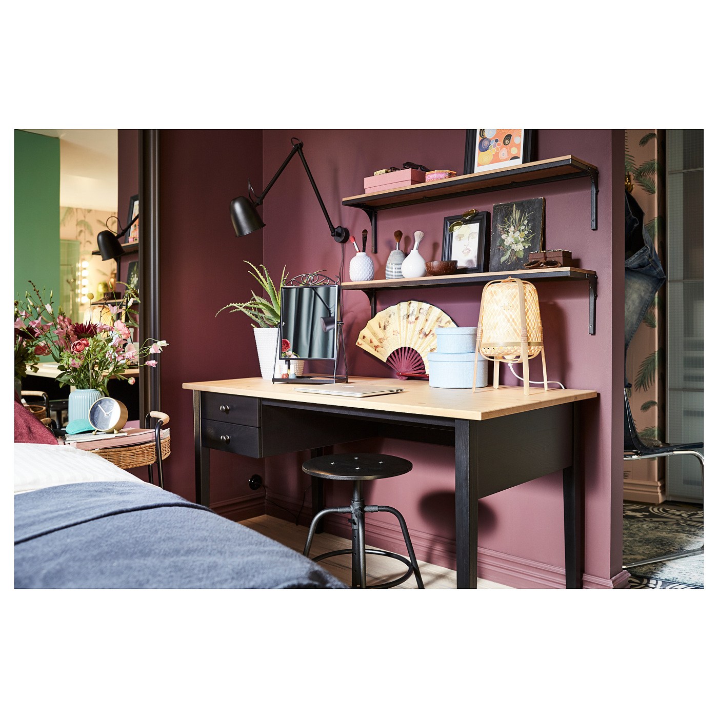 ARKELSTORP 阿克斯多书桌黑色- IKEA