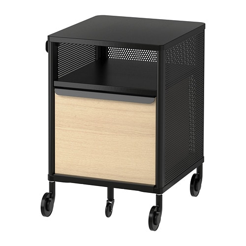 BEKANT desk white/black - IKEA