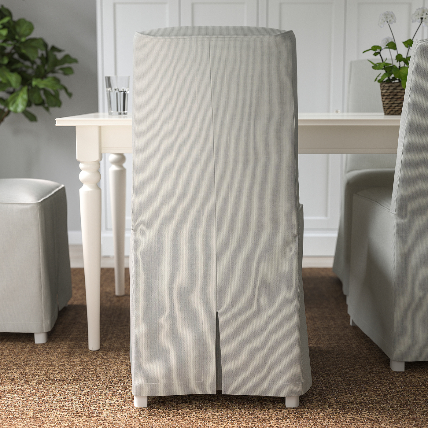 BERGMUND 伯格蒙长套椅子白色/库尔博达浅褐色/深灰色- IKEA BERGMUND 伯格蒙长套椅子白色/库尔博达浅褐色/深灰色- IKEA