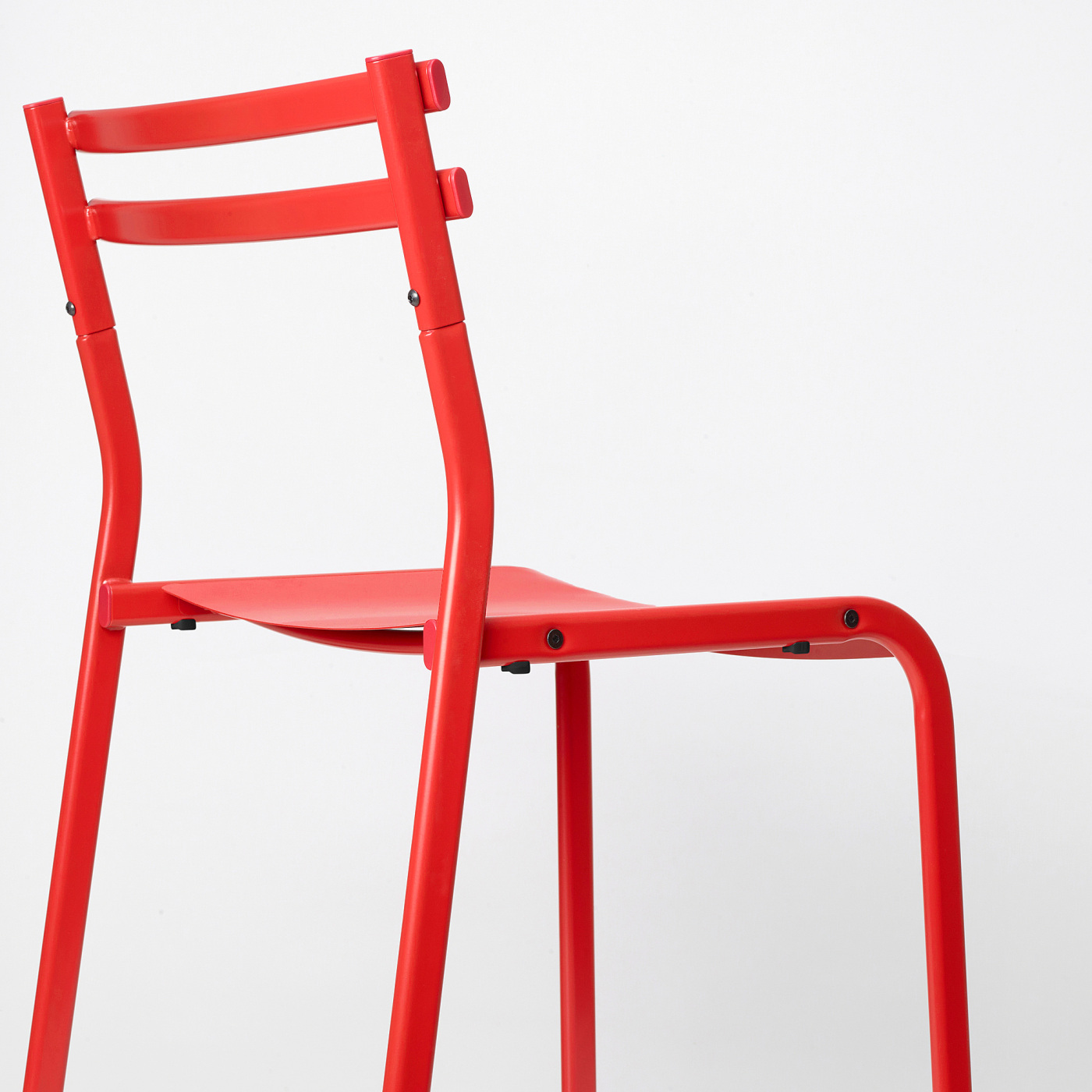 【レア】IKEA GENESONレッド×ブルー チェア2脚セット レトロポップ GENESÖN 格奈森椅子金属/红色- IKEA
