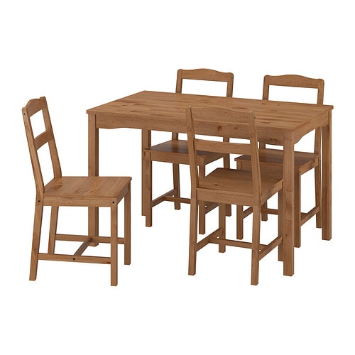 『引き取り限定』近隣は配送します！IKEA JOKKMOKK 5点セット JOKKMOKK table and 4 chairs antique stain - IKEA