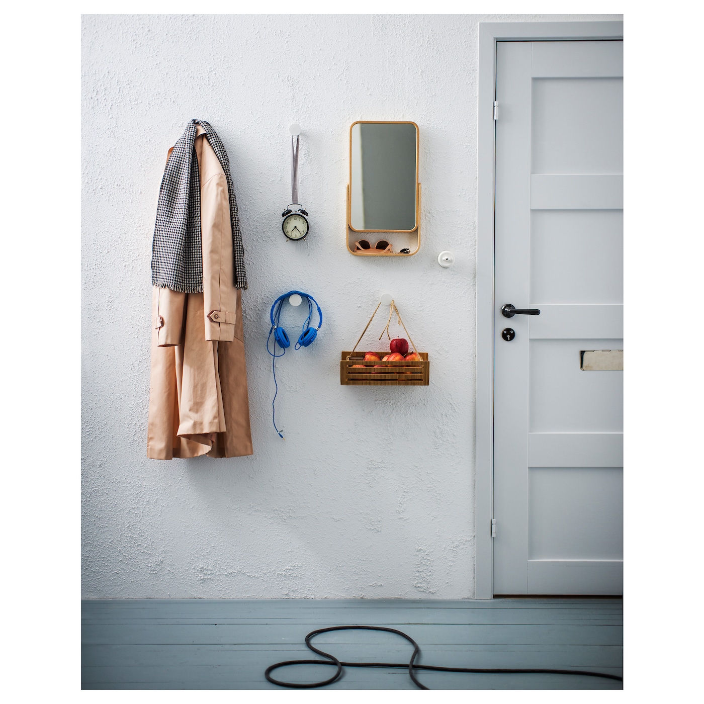 【美品】IKORNNES IKEA 全身鏡 IKORNNES イコルネス スタンドミラー, アッシュ, 52x167 cm - IKEA