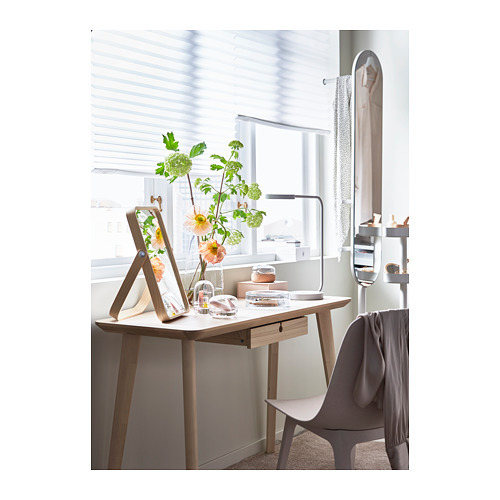 LISABO desk ash veneer - IKEA