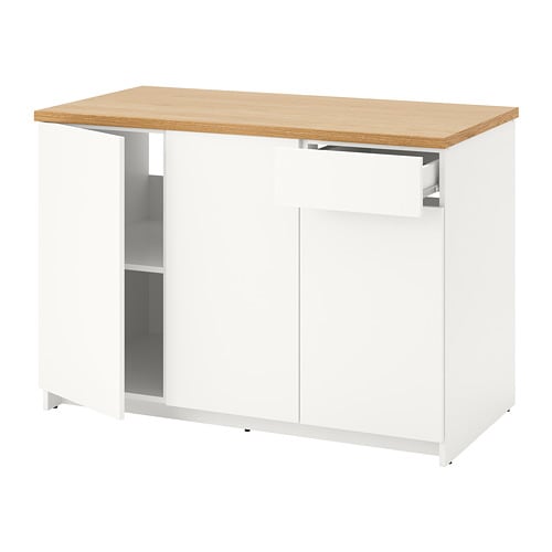 EKBACKEN 宜伯肯操作台面白色仿大理石/层压板- IKEA