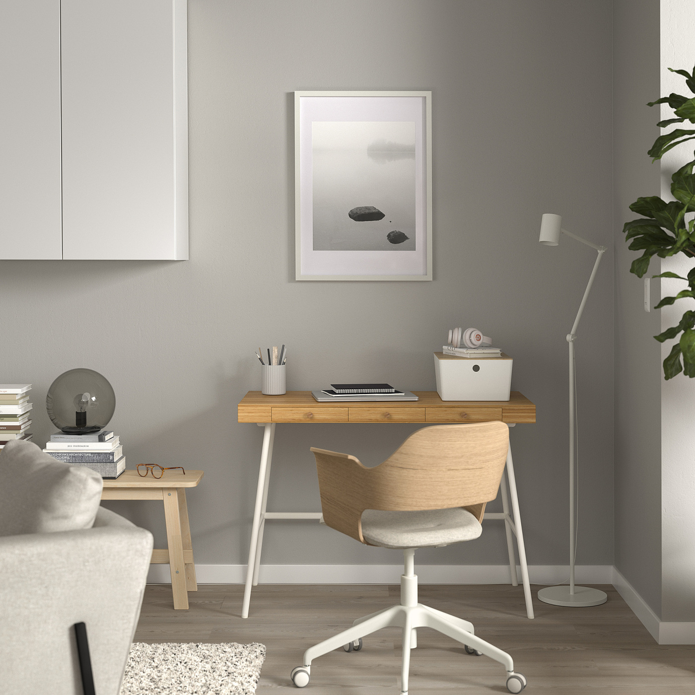 LILLÅSEN 利罗森书桌竹- IKEA