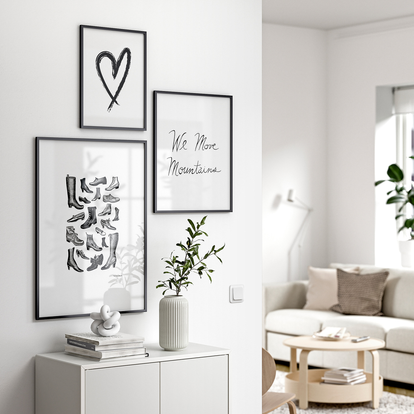 LOMVIKEN 隆维肯画框黑色- IKEA