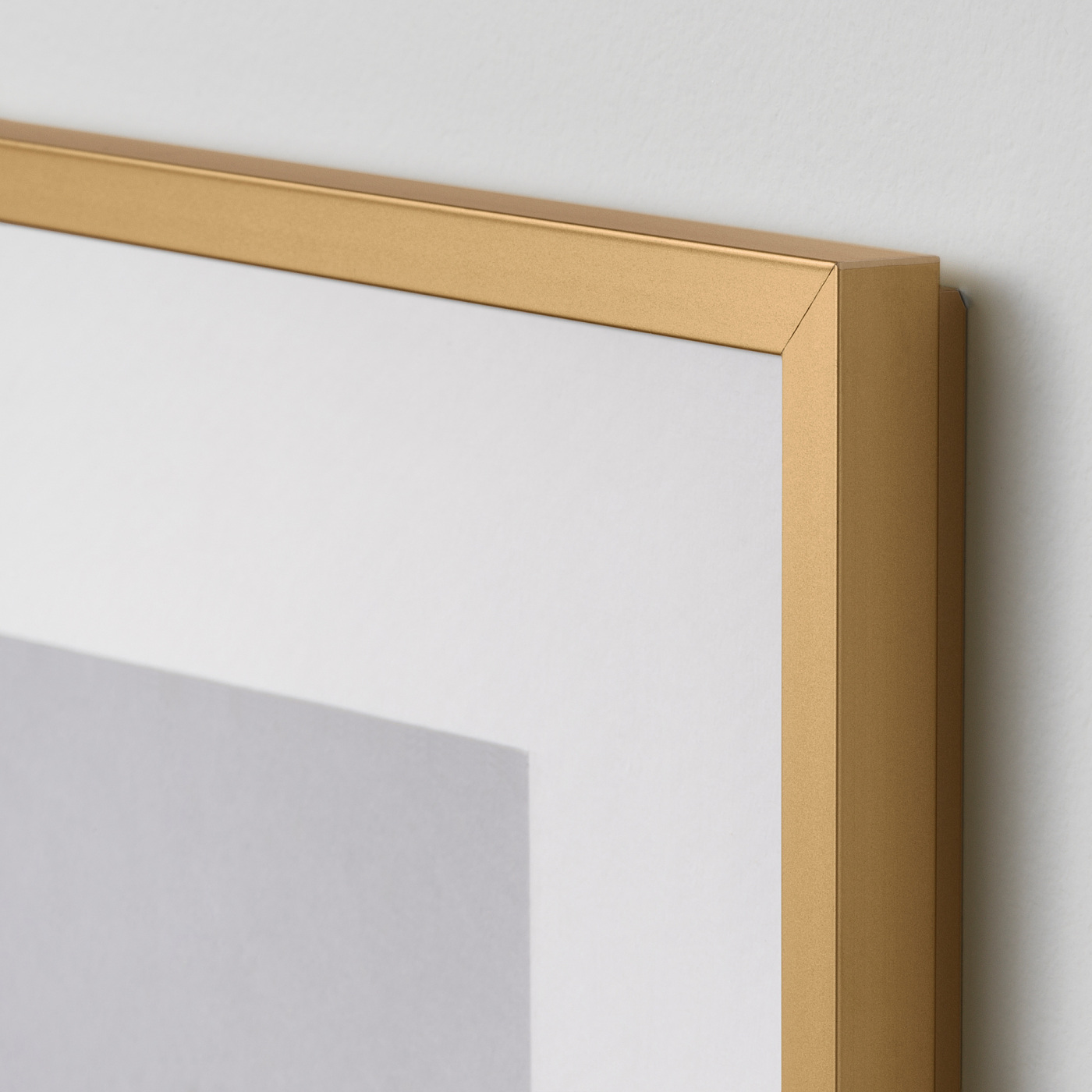 LOMVIKEN 隆维肯画框金黄色- IKEA