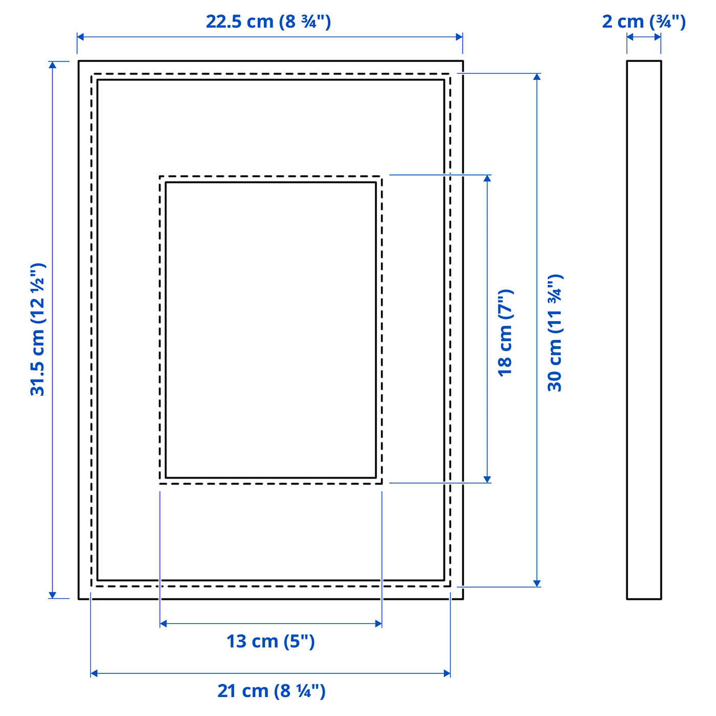 LOMVIKEN 隆维肯画框金黄色- IKEA